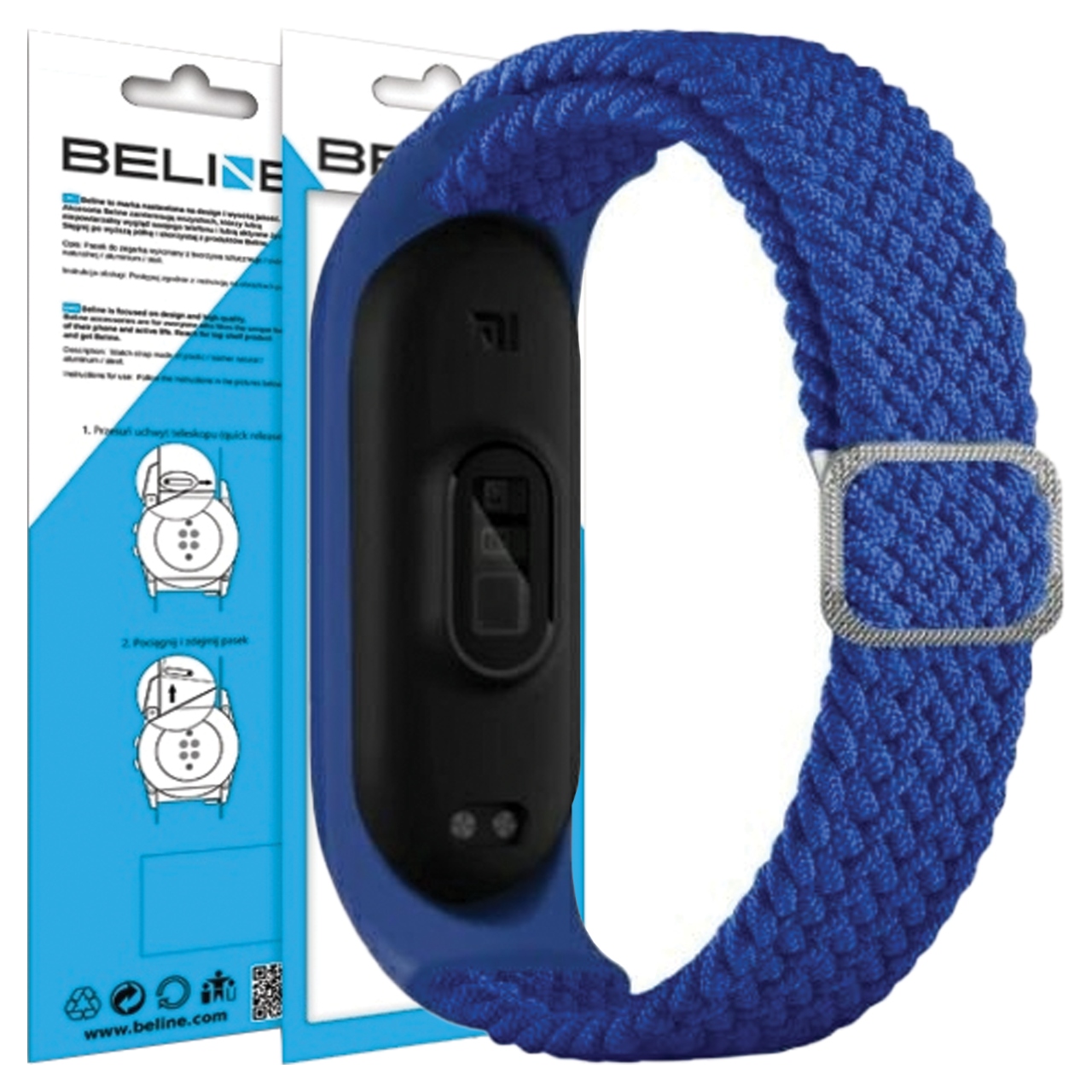 Beline Pasek Textile Do MI Band 3 4 Opaska Na Rękę Z Wymiennym Materiałem
