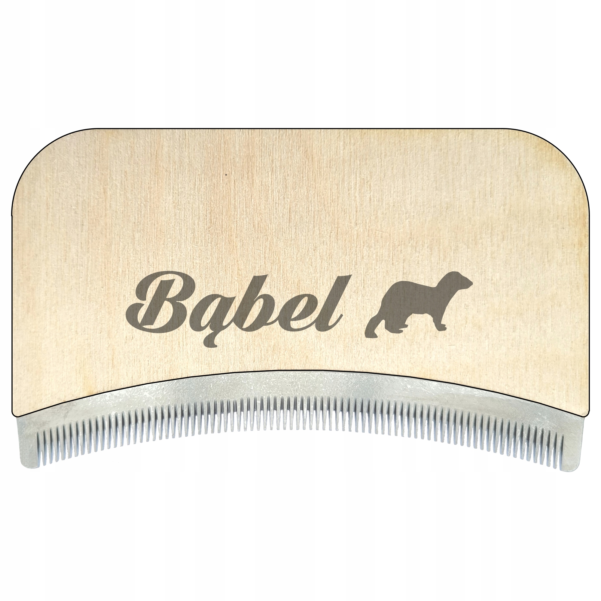 Levně Eco Brush Pro kartáč zastřihovač hřebínek na vyčesávání srsti pro Fretku