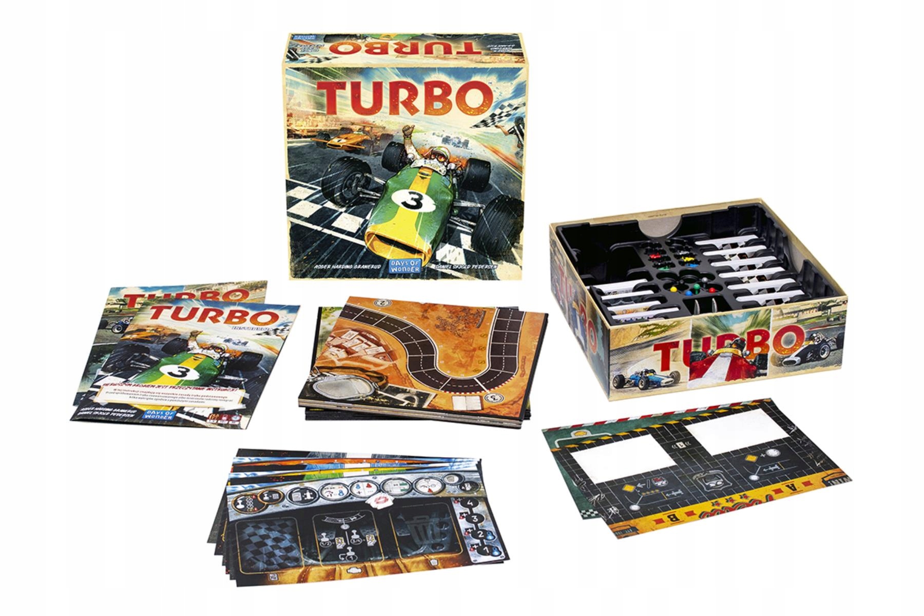 TURBO WYŚCIGOWA GRA PLANSZOWA REBEL Wydawca Rebel