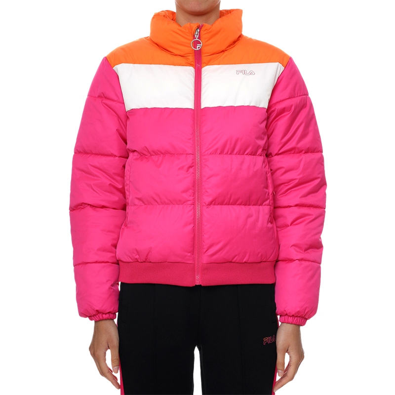 Dámská péřová bunda podzim/zima Fila 683493-B515 růžová L