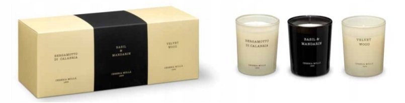 CM Sada 3 malých vonných svíček