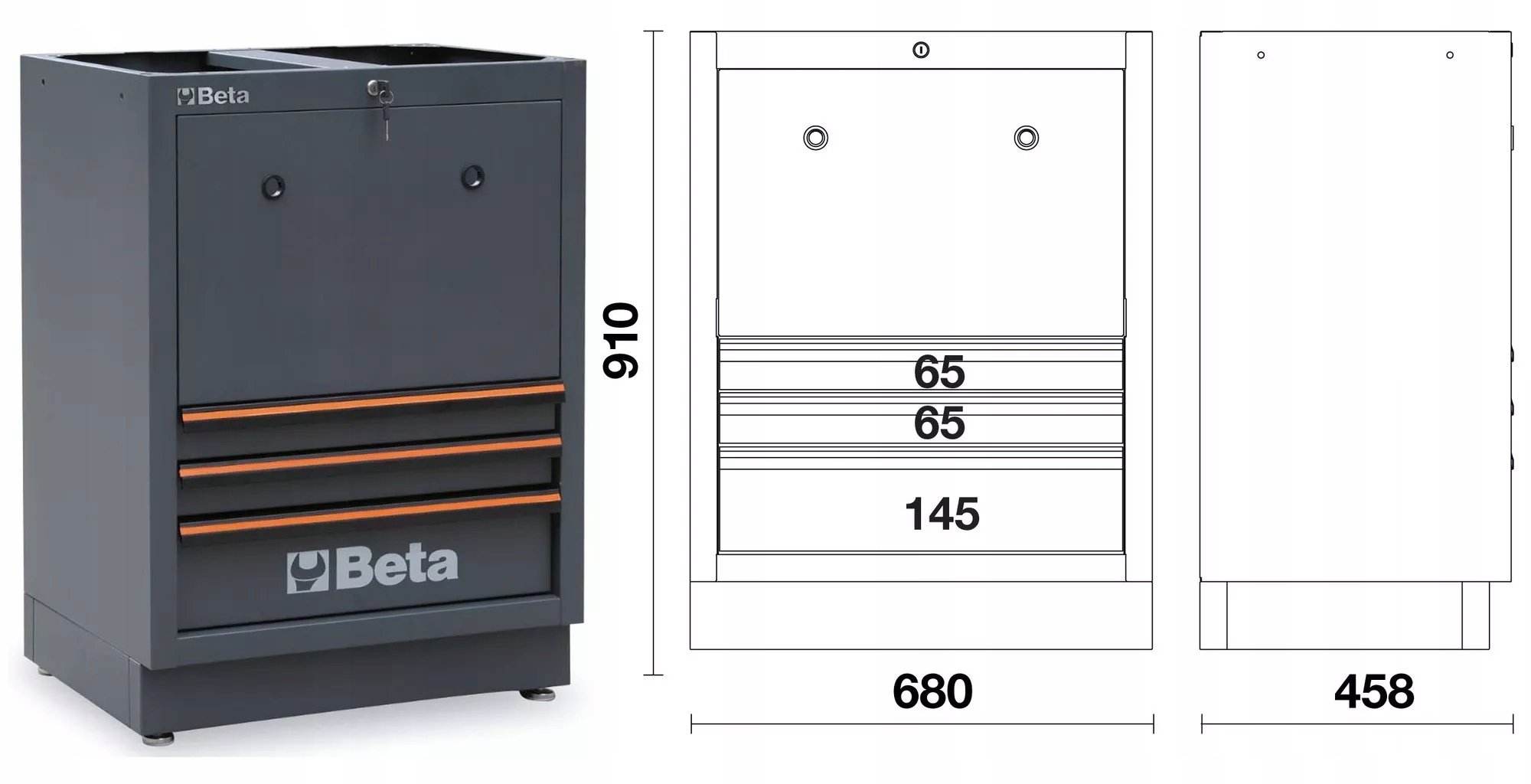 Moduł serwisowy stały system C45PRO Beta 4500/C45PRO/TC Marka Beta
