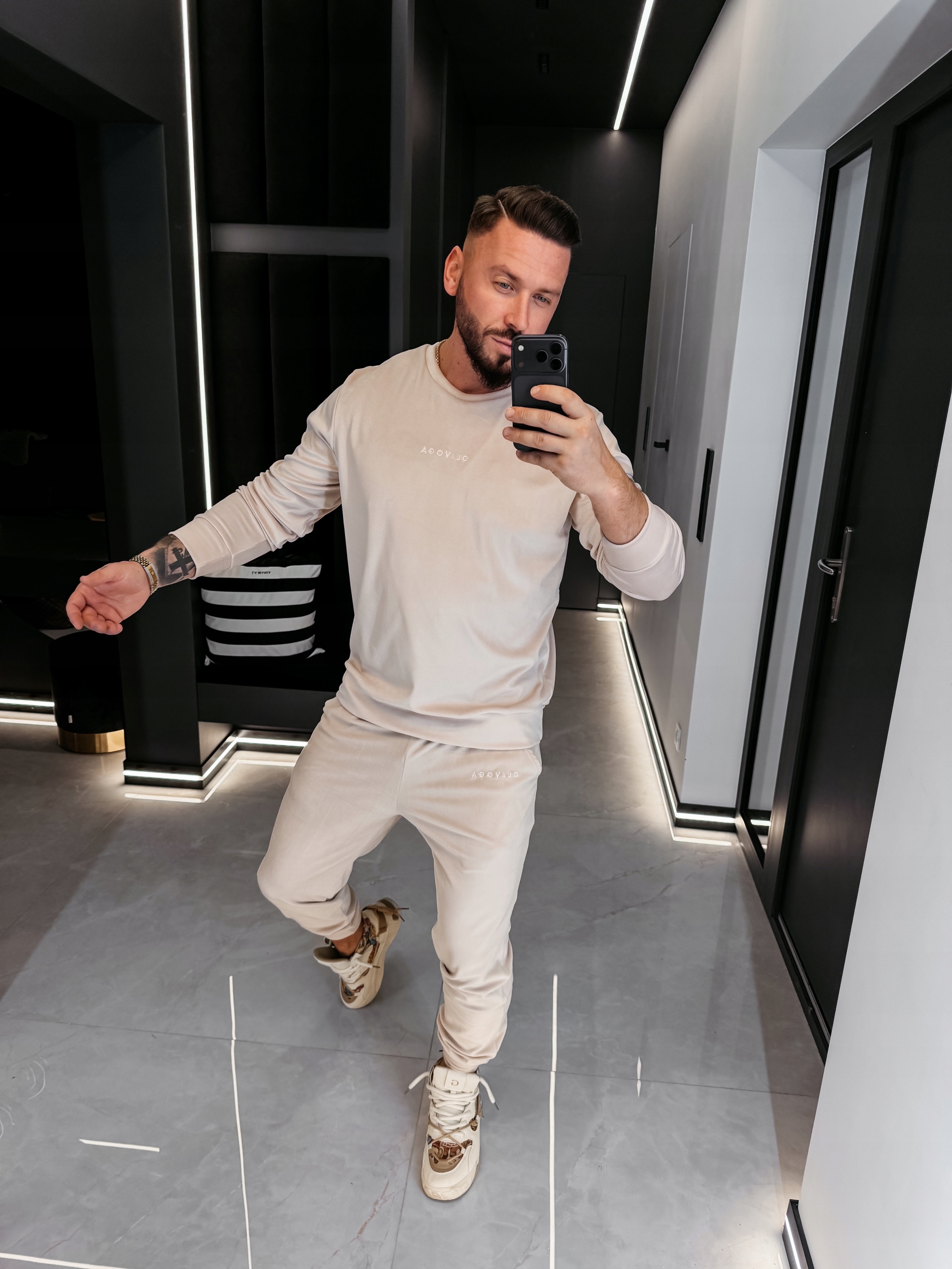 Pánský Komplet Legacy Olavoga Béžový XL