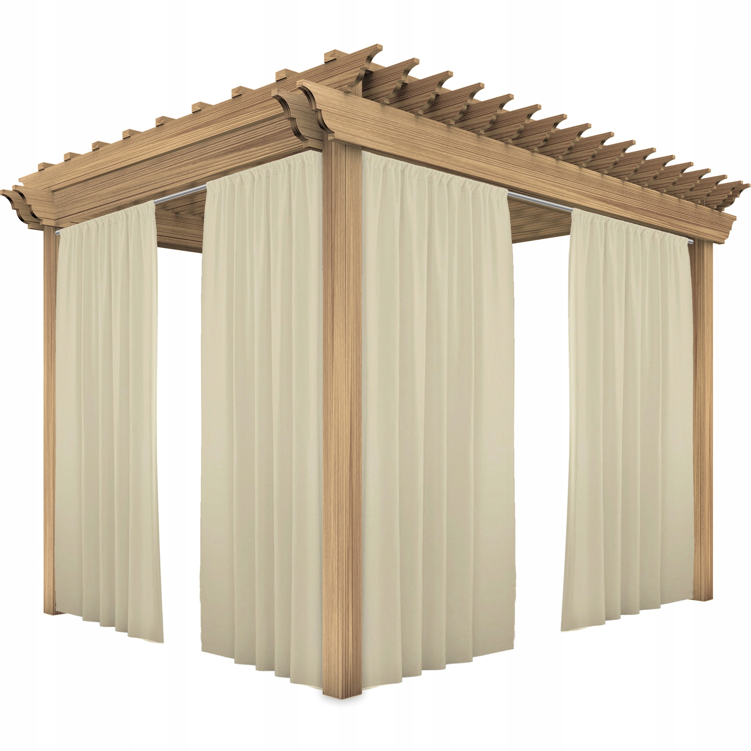 ZASŁONY OGRODOWE 155x180 WODOODPORNE ZASŁONA NA TARAS DO ALTANY TUNEL 008