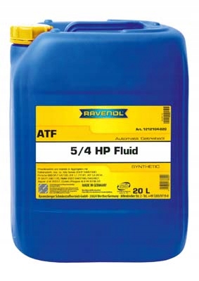 OLEJ PRZEKŁADNIOWY ATF 5/4 HP FLUID 20L Pojemność opakowania 20 l