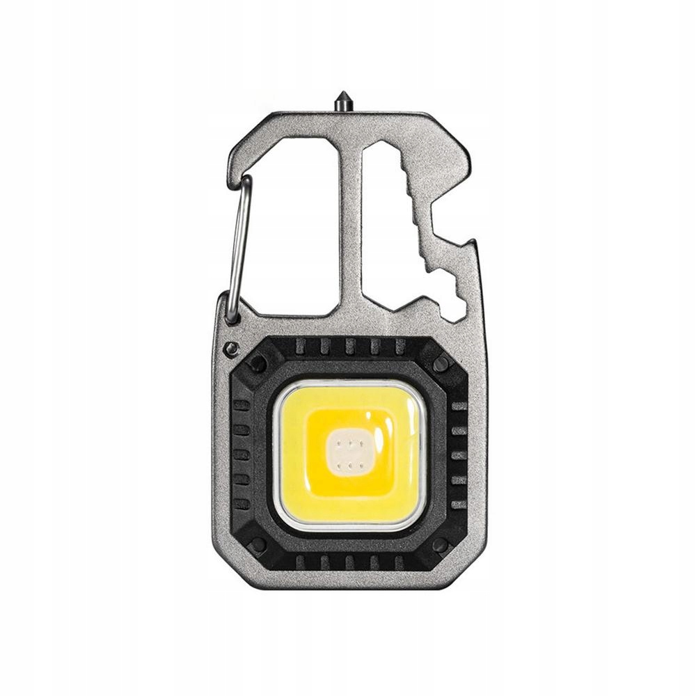 Mini Latarka Mocna Usb-c Multitool Brelok