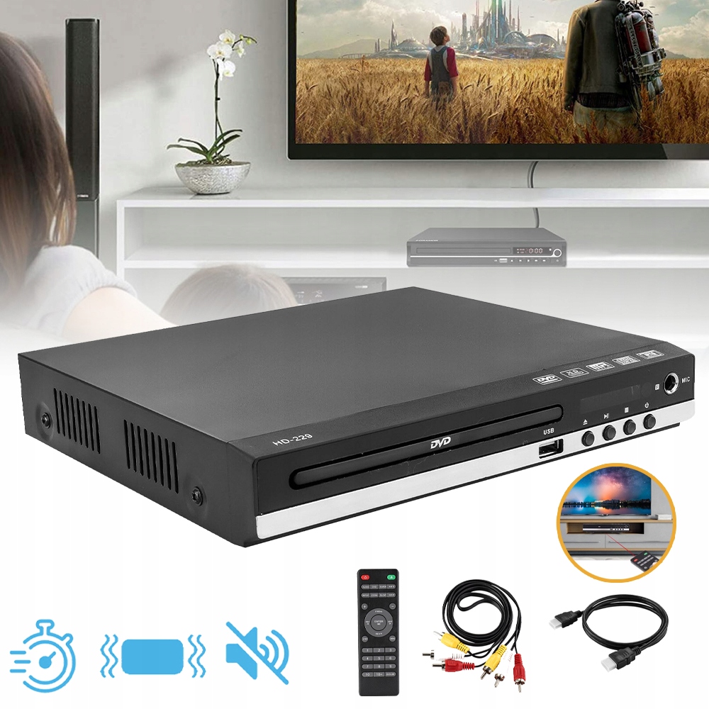 Odtwarzacz DVD Do Tv Z Wyjściem Hdmi/av, Odtwarzacz CD Multimedialny Usb