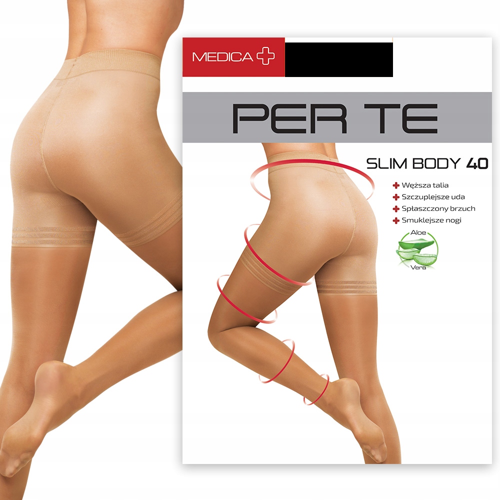 

Rajstopy Wyszczuplające Slim Body 40Den 4-XL Czarn
