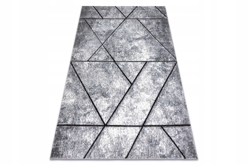 

Dywan Cozy 180X270 cm Nowoczesny 3D Kreski Szare