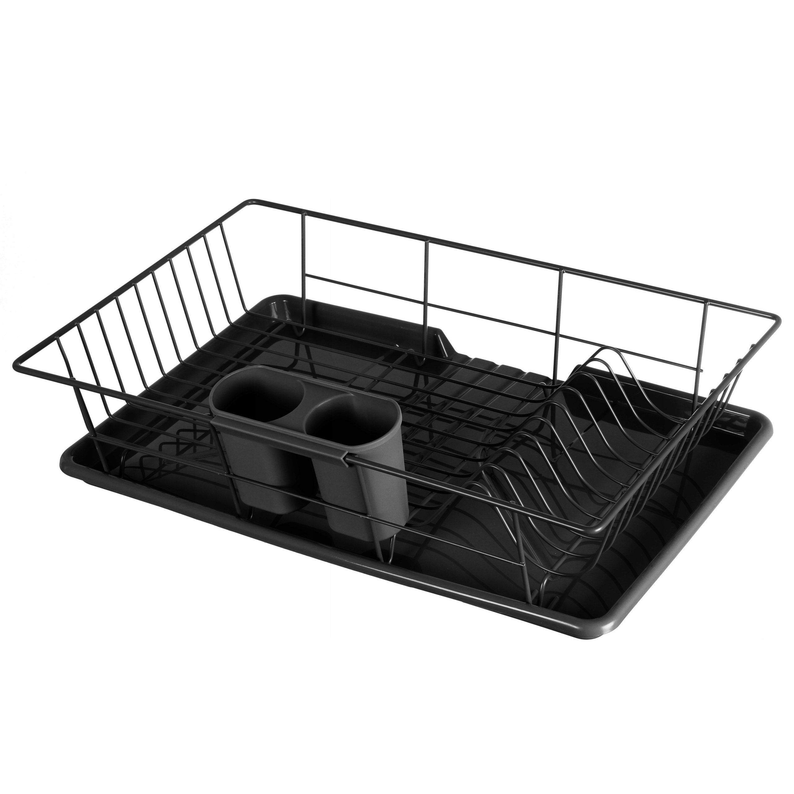 SUSZARKA DO NACZYŃ JEDNOPOZIOMOWA POJEMNA DUŻA Długość 48 cm