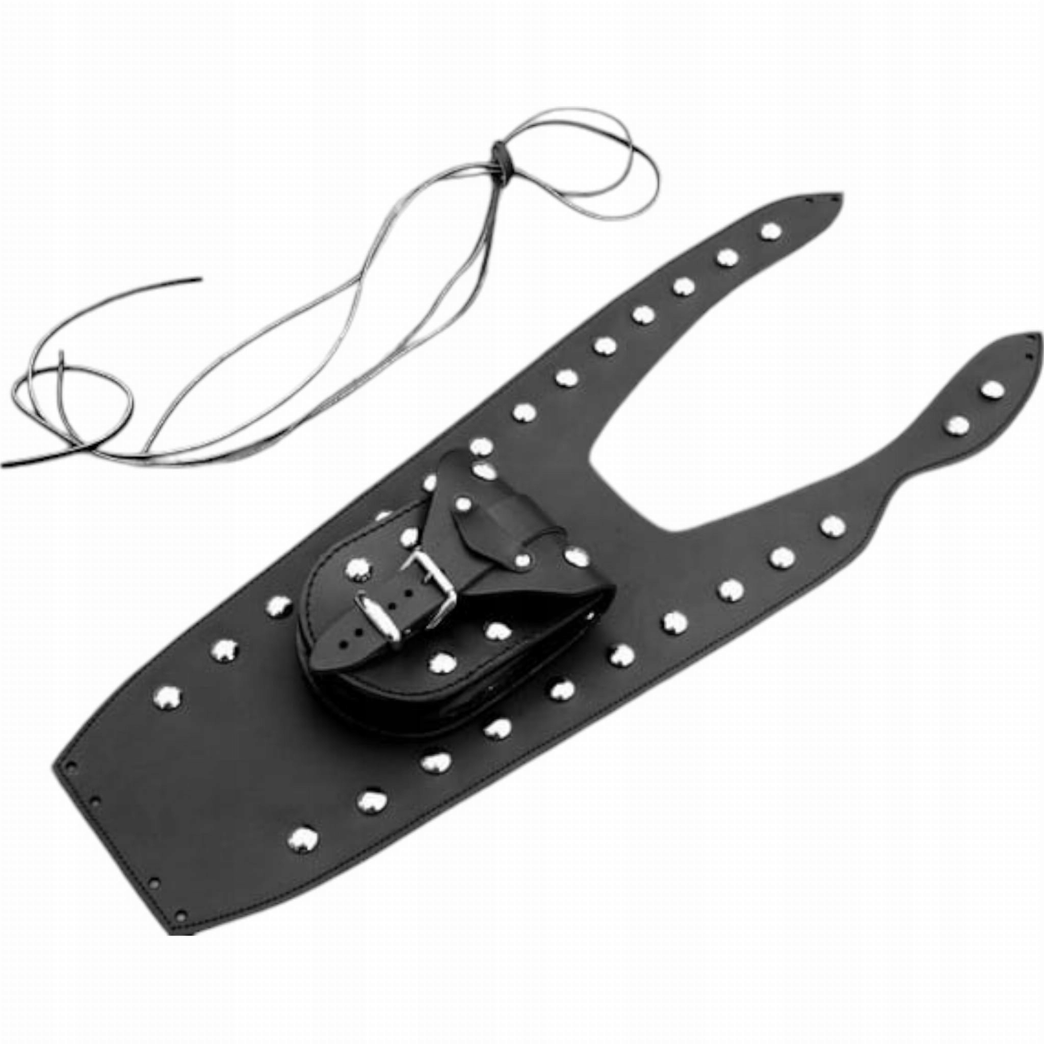 Pás na nádrž ProSpeed Kožená kravata Honda Shadow VT750 C4 s cvočkami