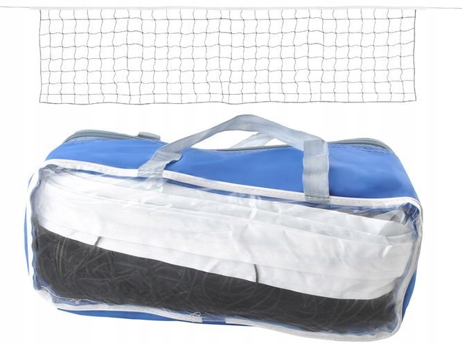 SIATKA DO SIATKÓWKI GRY W PIŁKĘ 9,5x1 m Z LINKĄ Materiał polipropylen