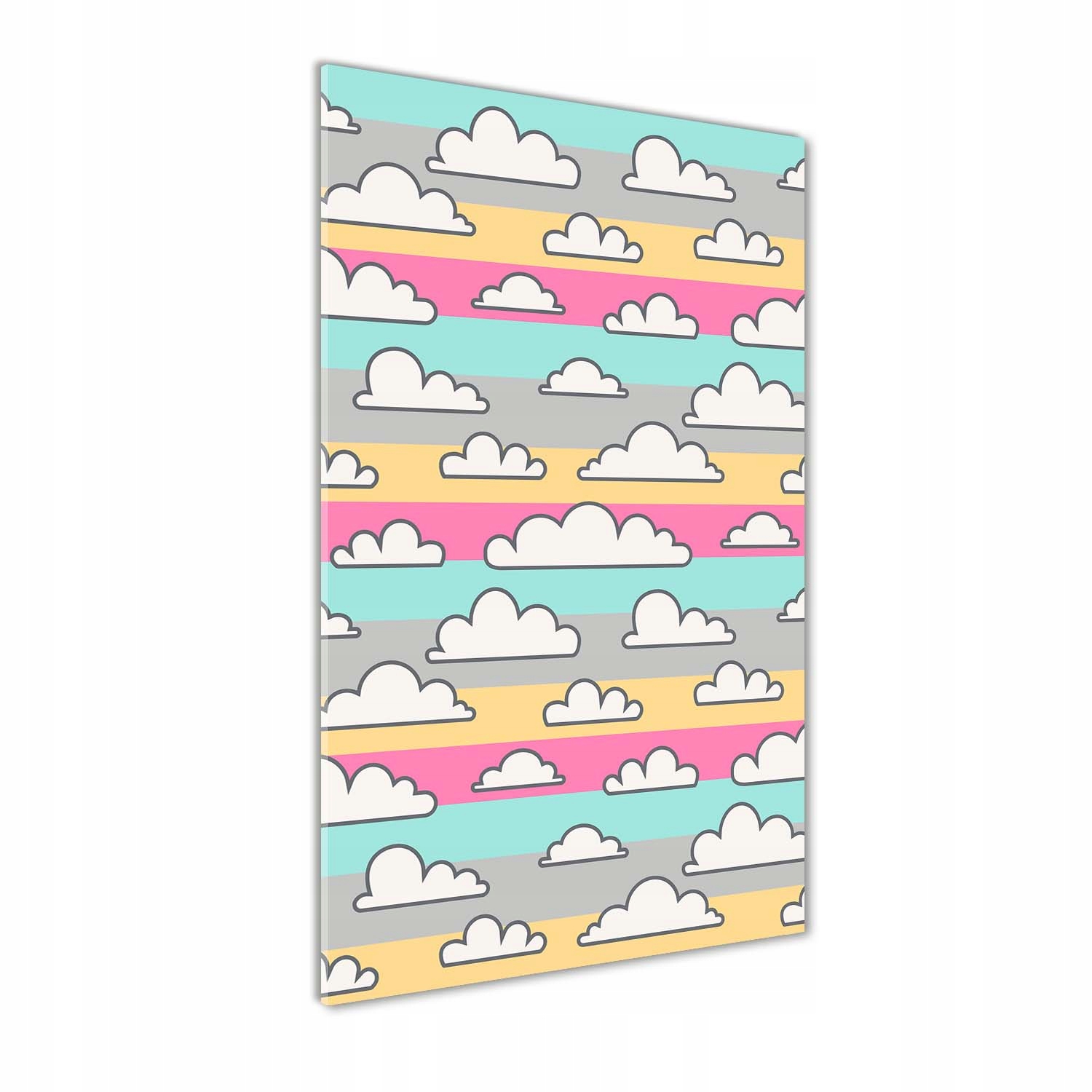 

Foto obraz na szkle Chmury kolorowe tło 50x100 cm