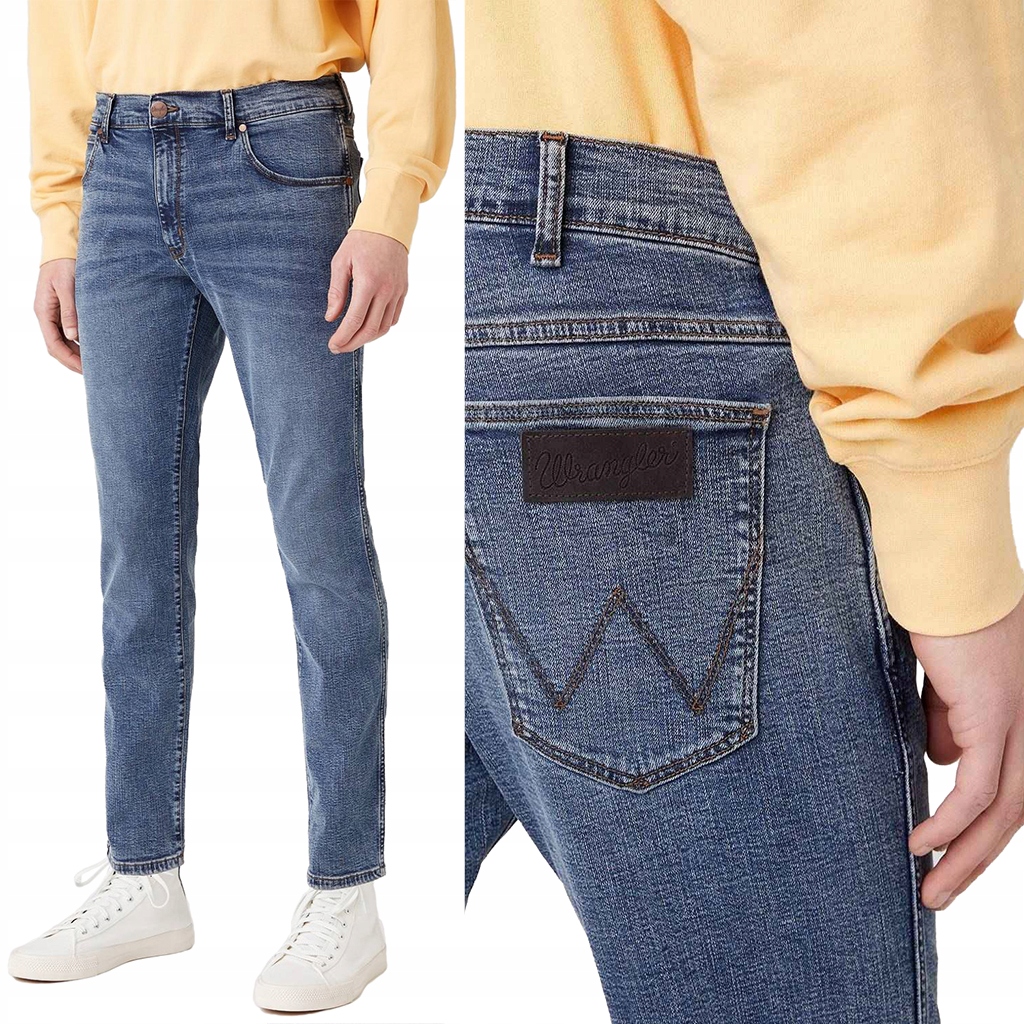 

Wrangler Larston Sling Shot Męskie Spodnie W38 L34