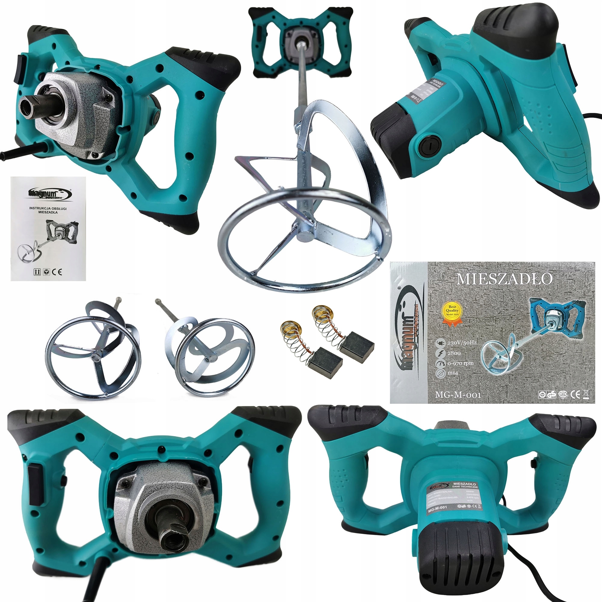 MOCNA MIESZARKA ELEKTRYCZNE Magnum 3200 W 140 mm