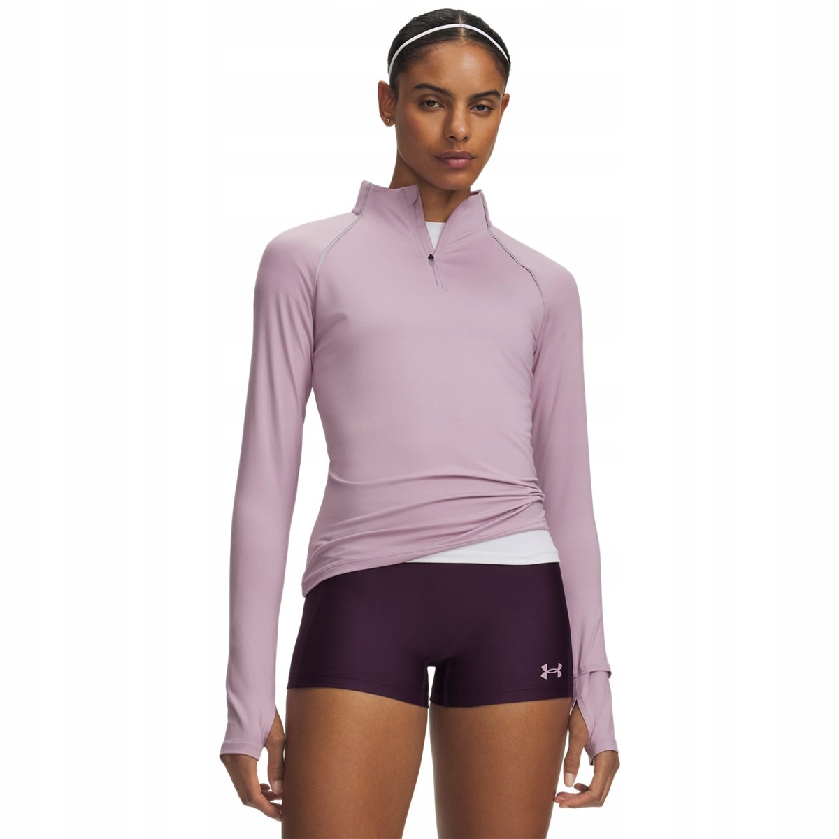 Damska bluza do biegania Under Armour Ua Velociti Half Zip Rożowy L