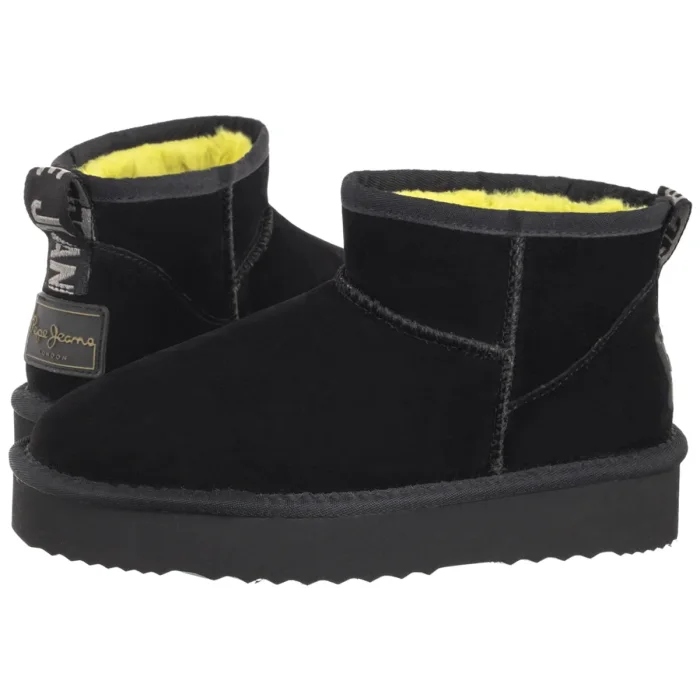 Dámské zimní boty Pepe Jeans Dissy Young PLS50536 Černé