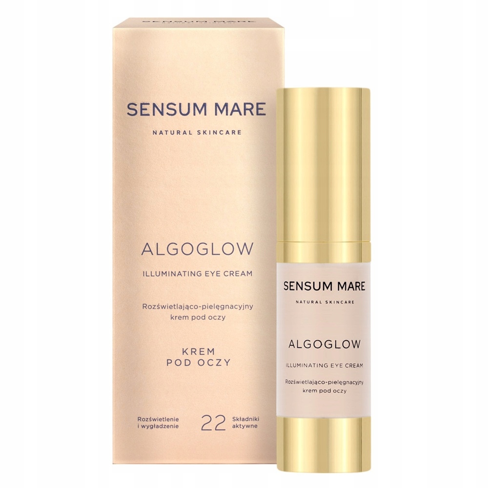 Rozjasňující krém pod oči Algoglow 15 ml Sensum Mare – proti únavě
