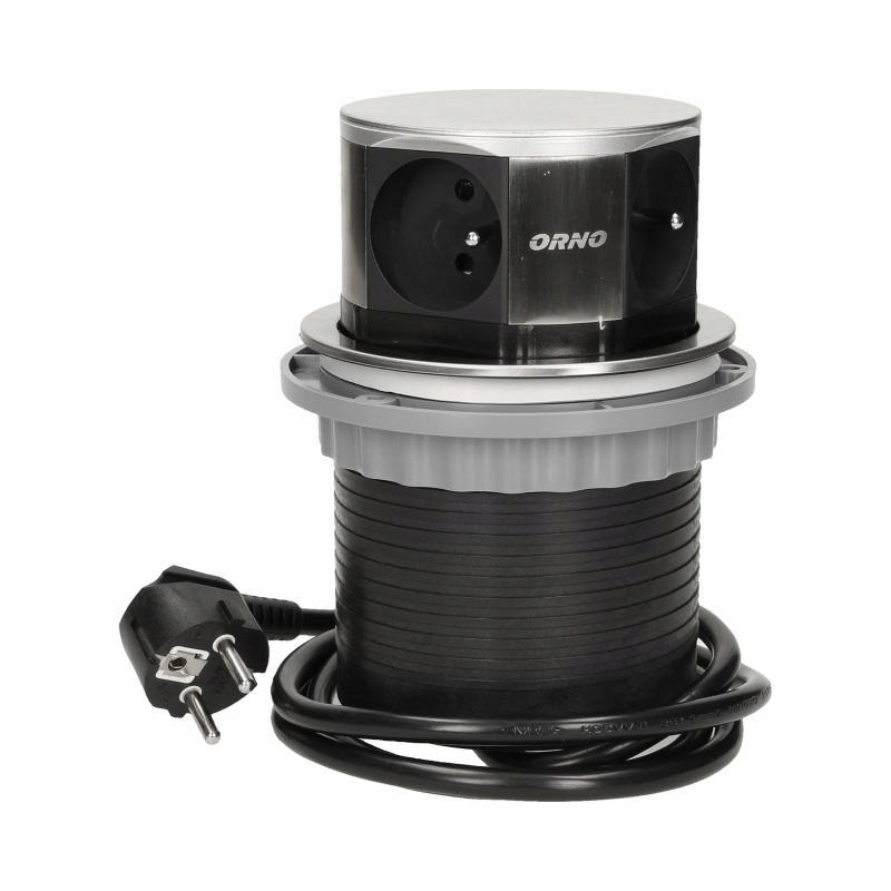 Zásuvka zapuštěná do pracovní desky inox OR-AE-1380 Orno