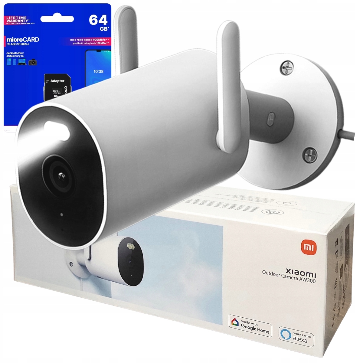 

Xiaomi Kamera Zewnętrzna AW300 2K Full Hd Karta