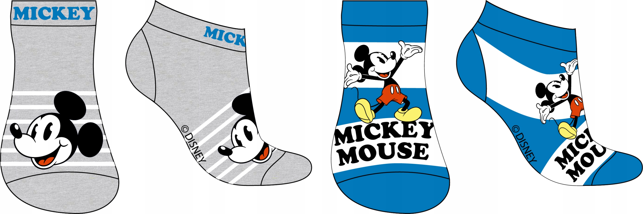 

Skarpetki skarpety stopki 2pak Myszka Mickey 27/30