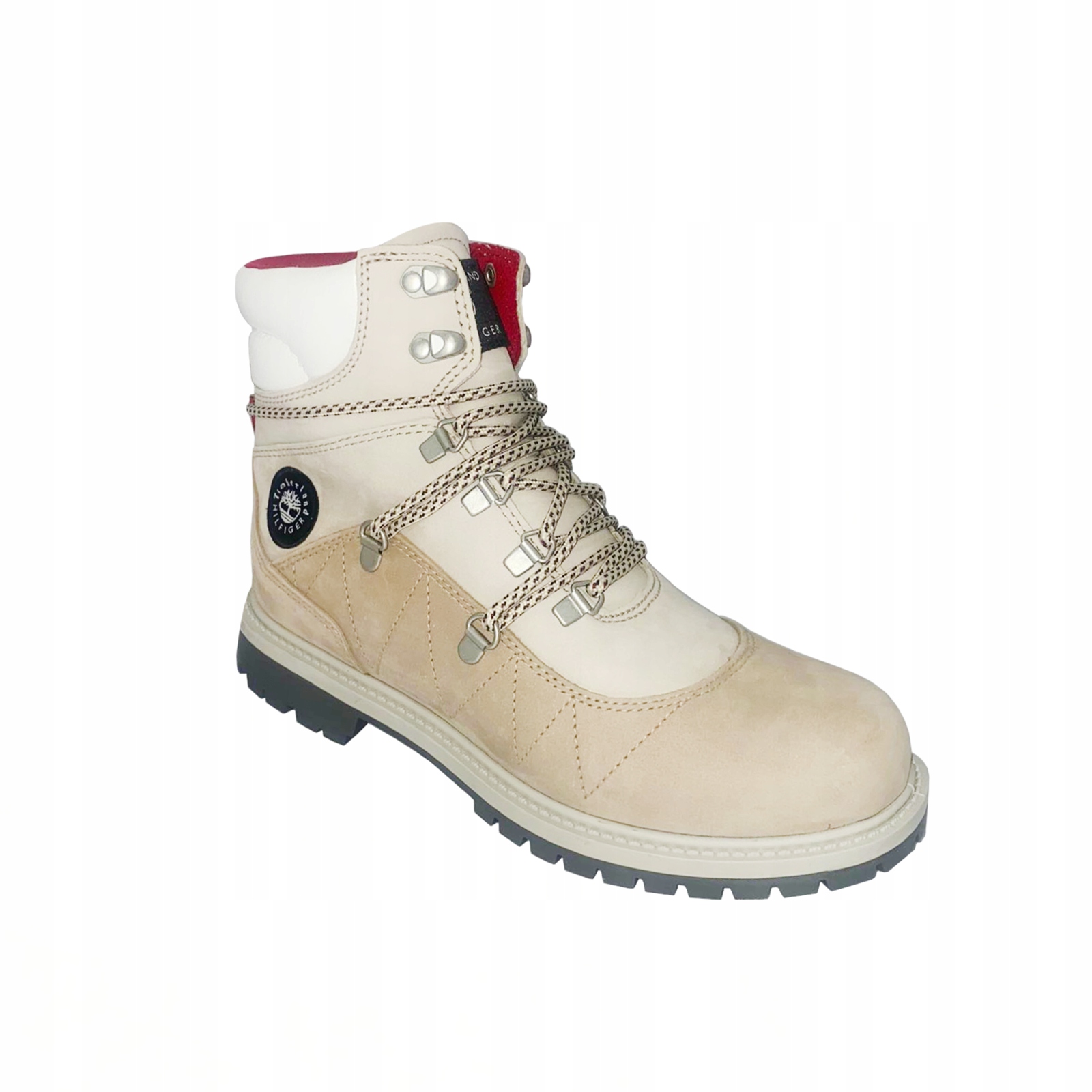 -43% Timberland x Hilfiger Dámské Kotníkové Boty Nubuck Tb 0A5T91 257 Béžová 37
