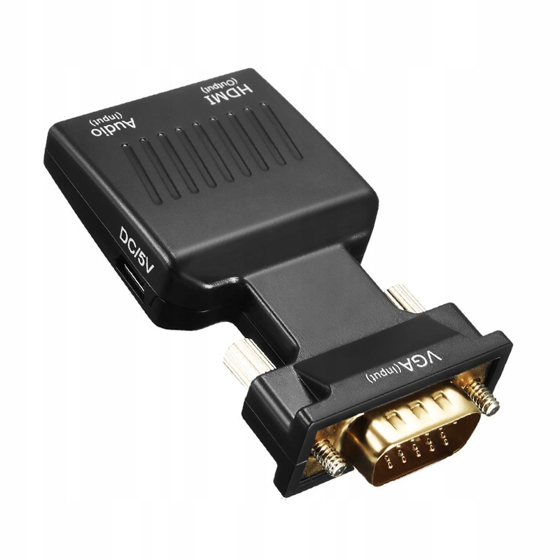 

Konwerter Adapter Vga D-Sub na Hdmi + Audio Dźwięk