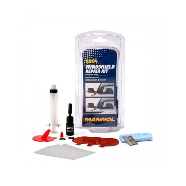 Mannol 9804 zestaw do naprawy uszkodzeń szyb klej