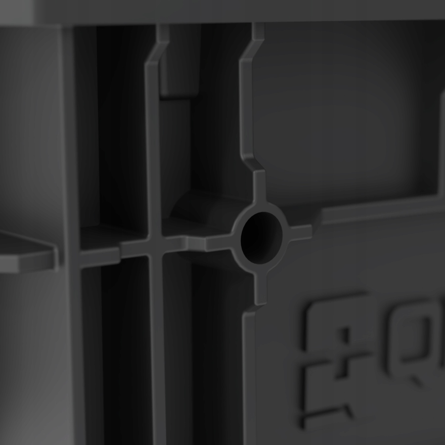 QBRICK SYSTEM ONE 450 PROFI2.0 tool box plastic workshop 52l Product width 58.5 cm