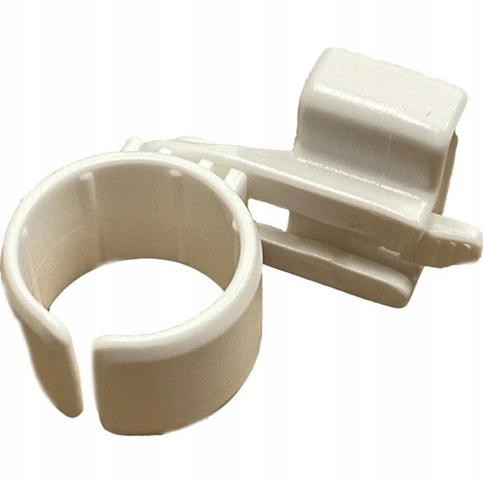 Uchwyt do fajki Tusa Snorkel Clip okrągły kolor biały