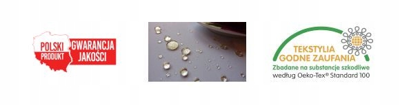 obrus DWUSTRONNY 140x180 CZARNY mazaje SREBRNY hit Informacje dodatkowe plamoodporny