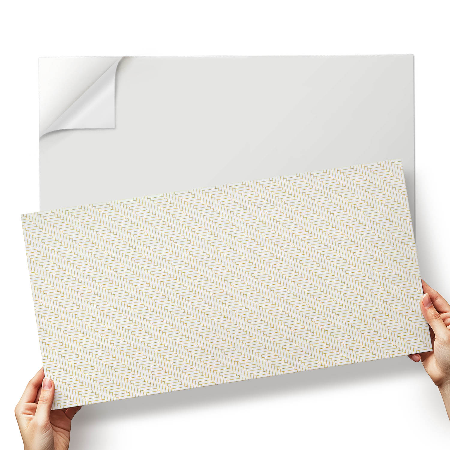 Dekorace na zeď Samolepící dlaždice do obývacího pokoje Motiv s jedličkou 6x60x30 cm