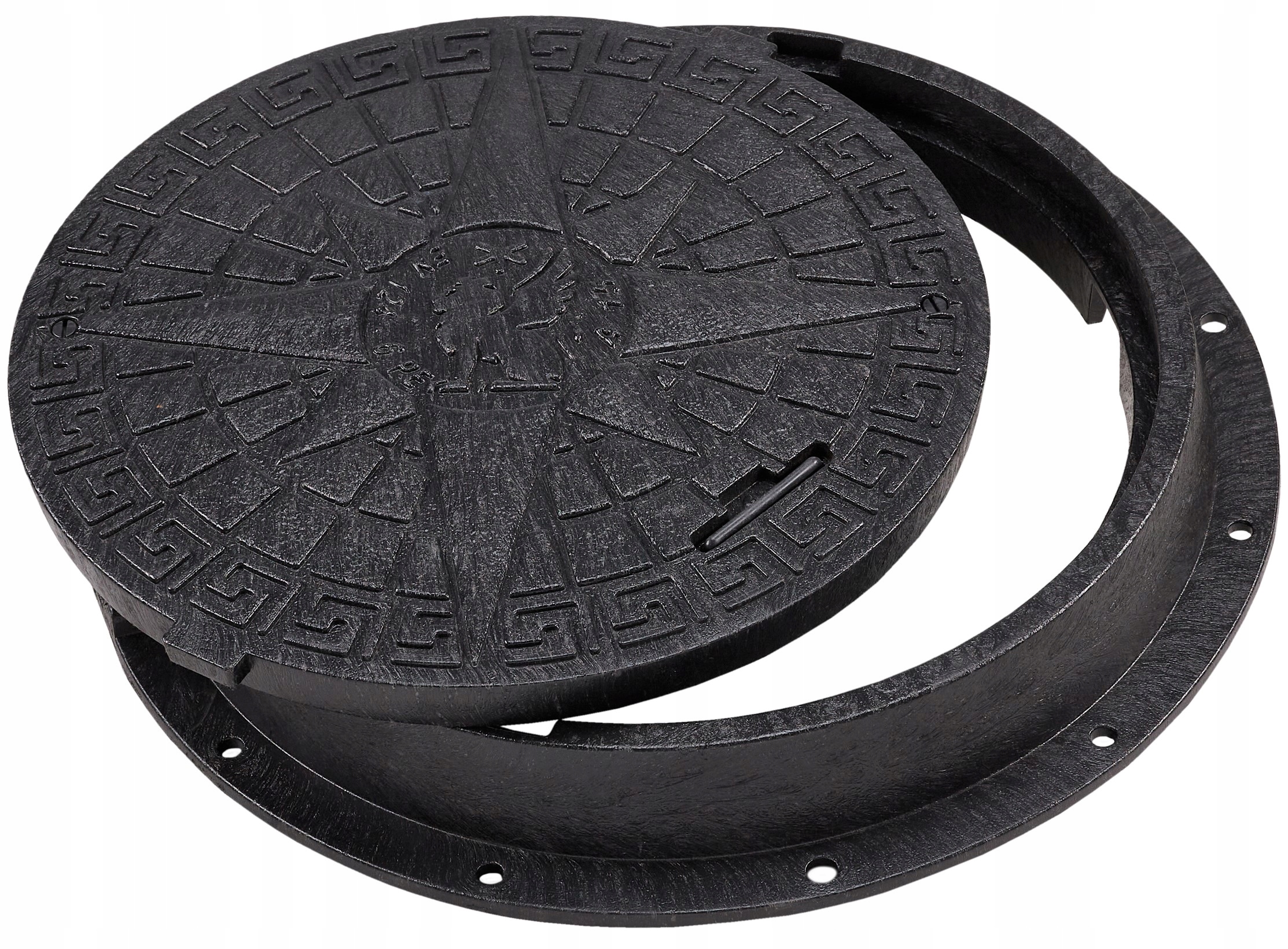 Kryt poklopu do žumpy Ø600/800 Pe 50kN Uzamykateľný Zosilnený