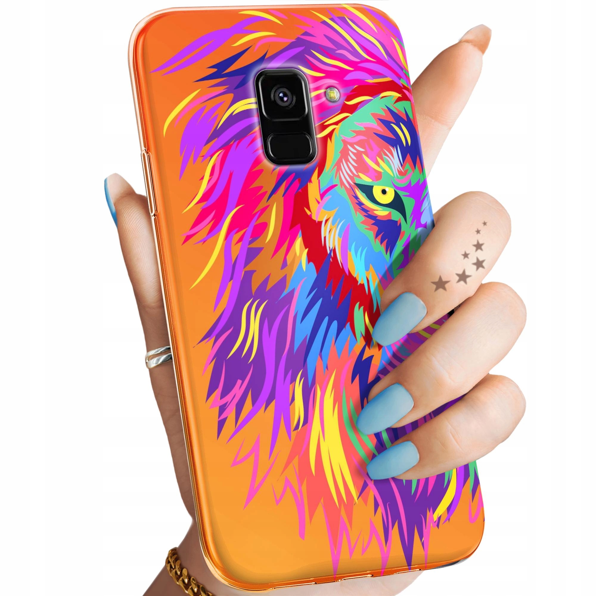 Etui Do Samsung Galaxy A5/A8 2018 Neonowe Neon Jaskrawe Obudowa Case