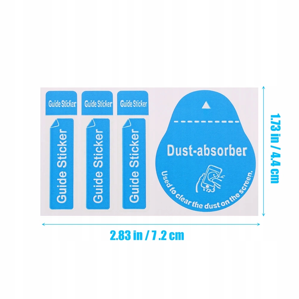 1000 pcs 3-in-1 Dust Absorber LCD Dedust Sticker Model 4730467965919547228