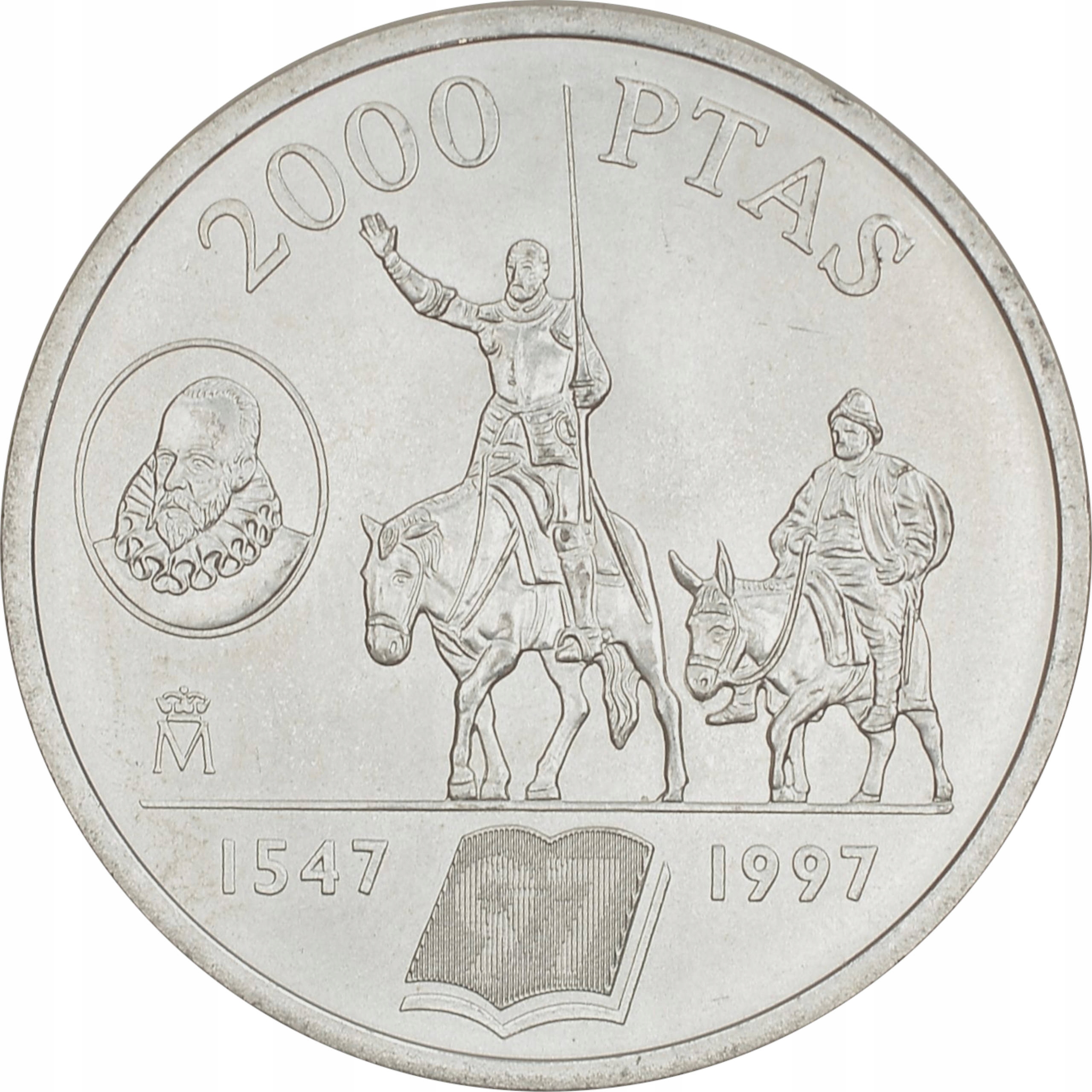 18.HISZPANIA, 2 000 PESET 1997 DON KICHOT '1547