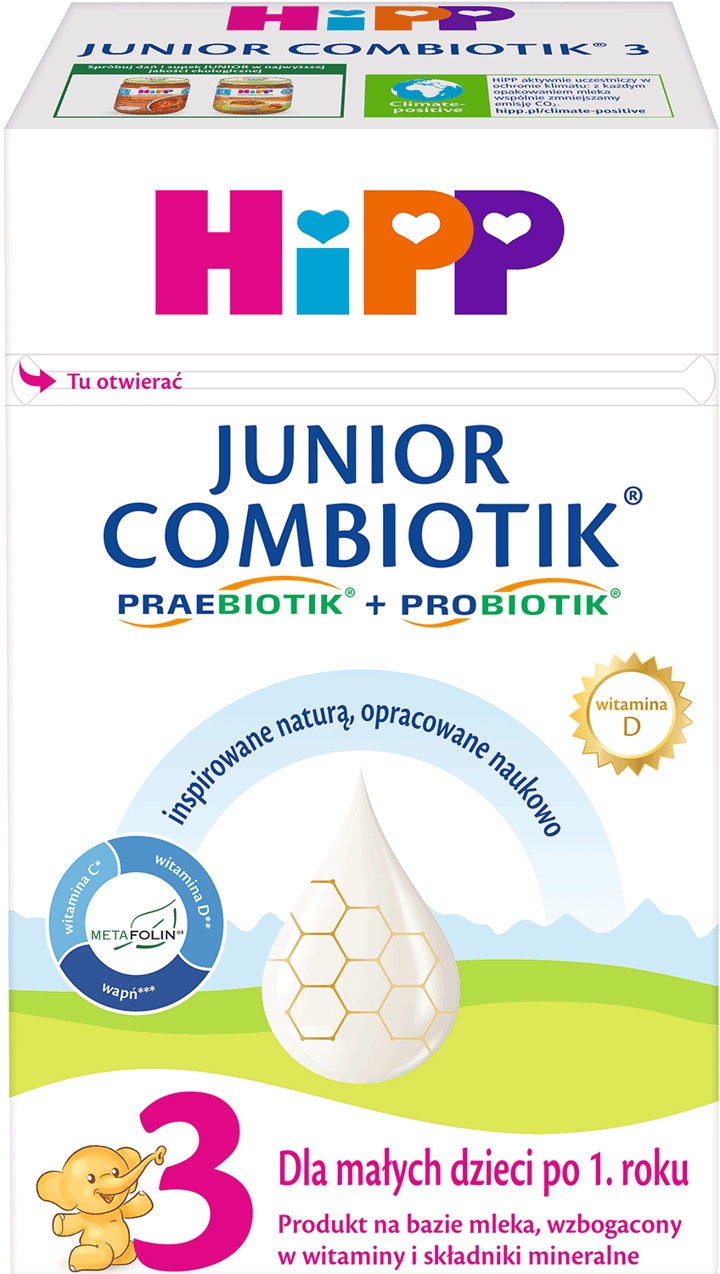 HIPP 3 BIO COMBIOTIK MLEKO dla dzieci po 1r. 550 g