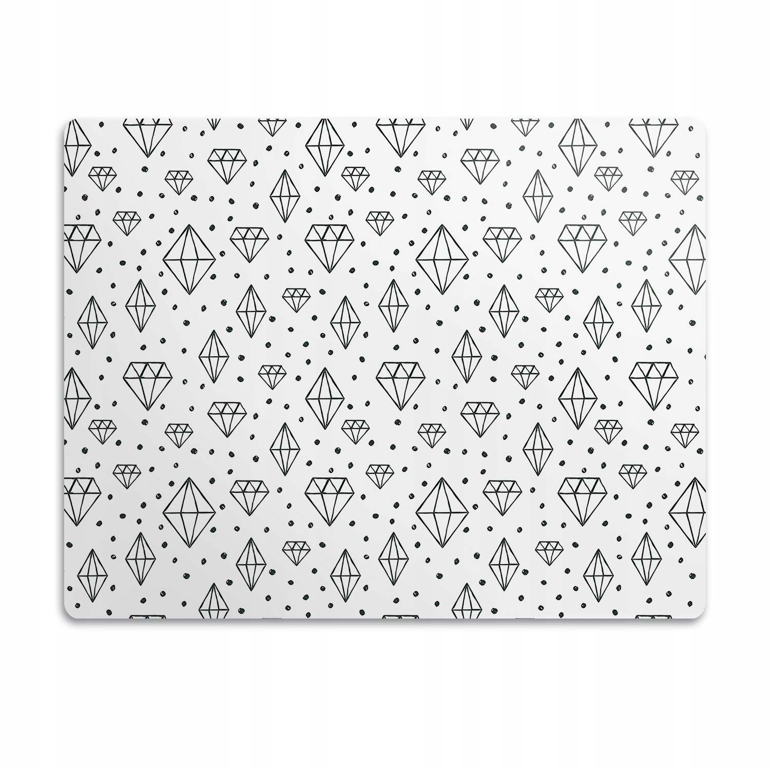 Levně Pro kočky podložka pod záchod Kreslící diamanty 90x60 cm