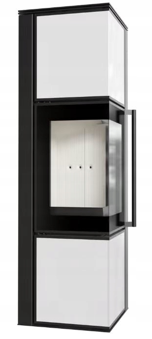 Kamna ocelový Tora/m 8 kW Ø 150 bílý skleněný panel