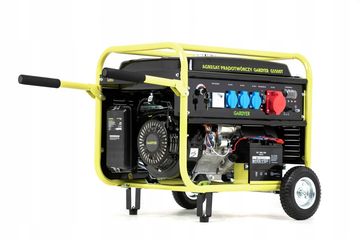 agregat Twójfazowy 5500W Avr 230V 400V rozruch el.