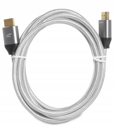 Kabel Przewód HDMI HD 1,5m PREMIUM 2.1 ULTRA UHD 4K 8K 60Hz Oplot