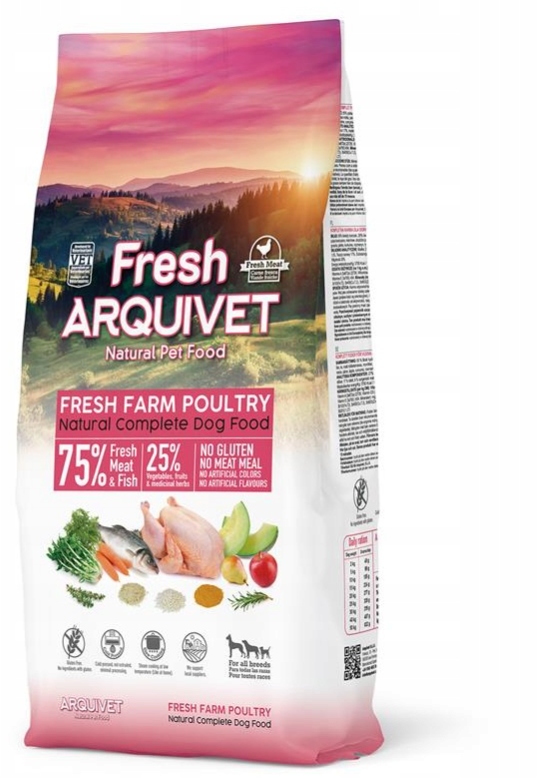 Levně Arquivet Fresh poloměkké krmivo pro psy Kuřecí Ryba Oceánské 2x2,5kg