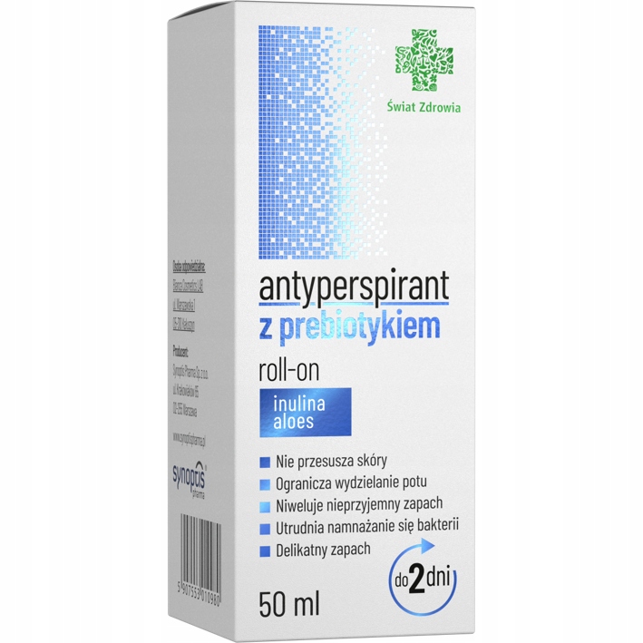 ANTYPERSPIRANT Z PREBIOTYKIEM ALOES INULINA