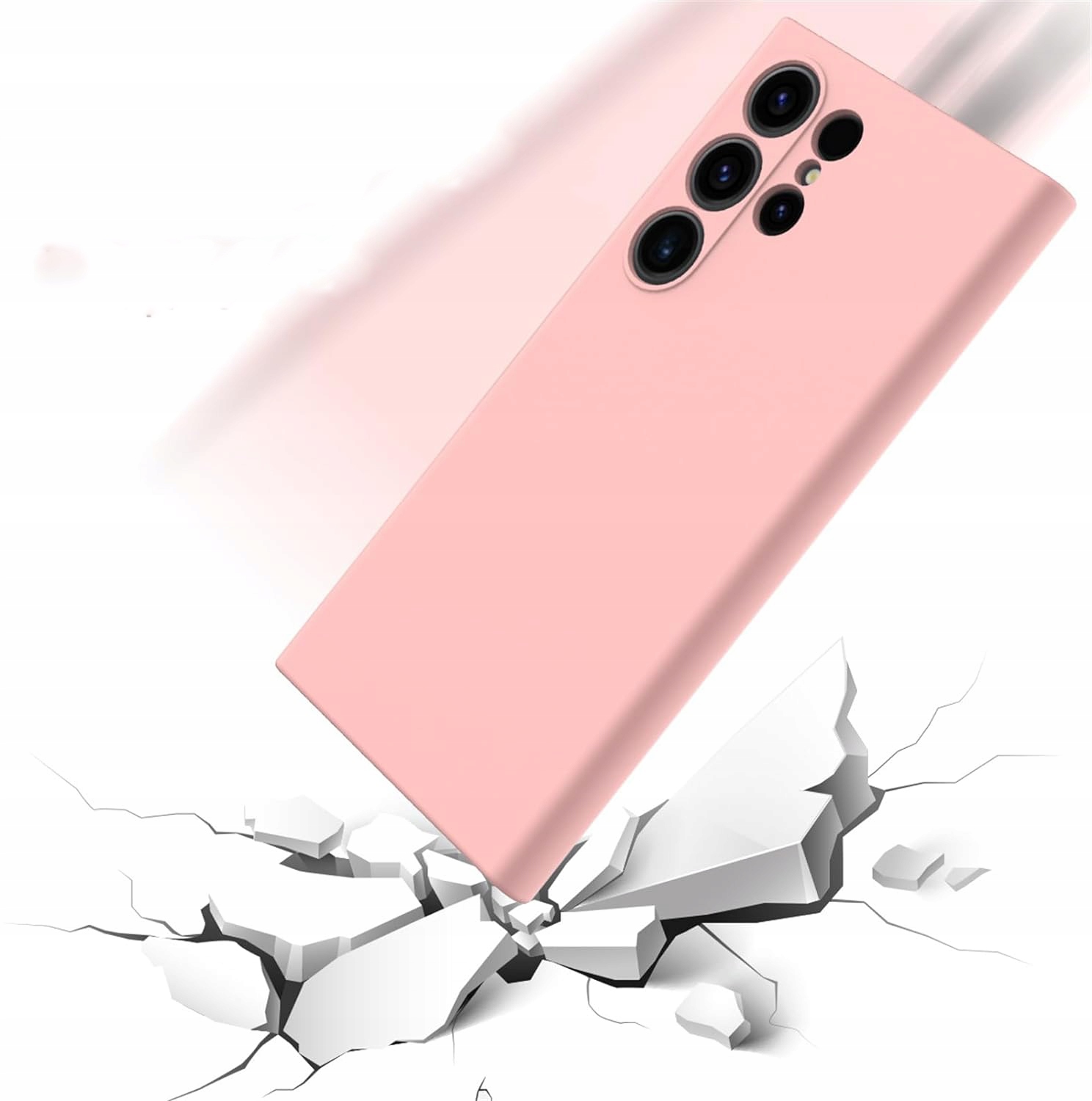 OBUDOWA ETUI LIQUID CASE SILIKONOWY do SAMSUNG GALAXY S24 ULTRA RÓŻOWY Marka Inna