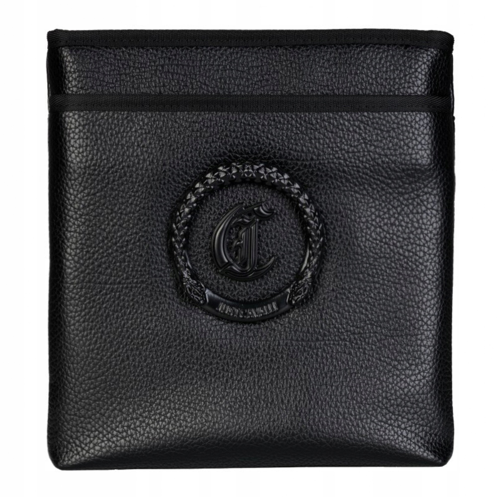Just Cavalli Černá taška Range New Logo Metal Circle