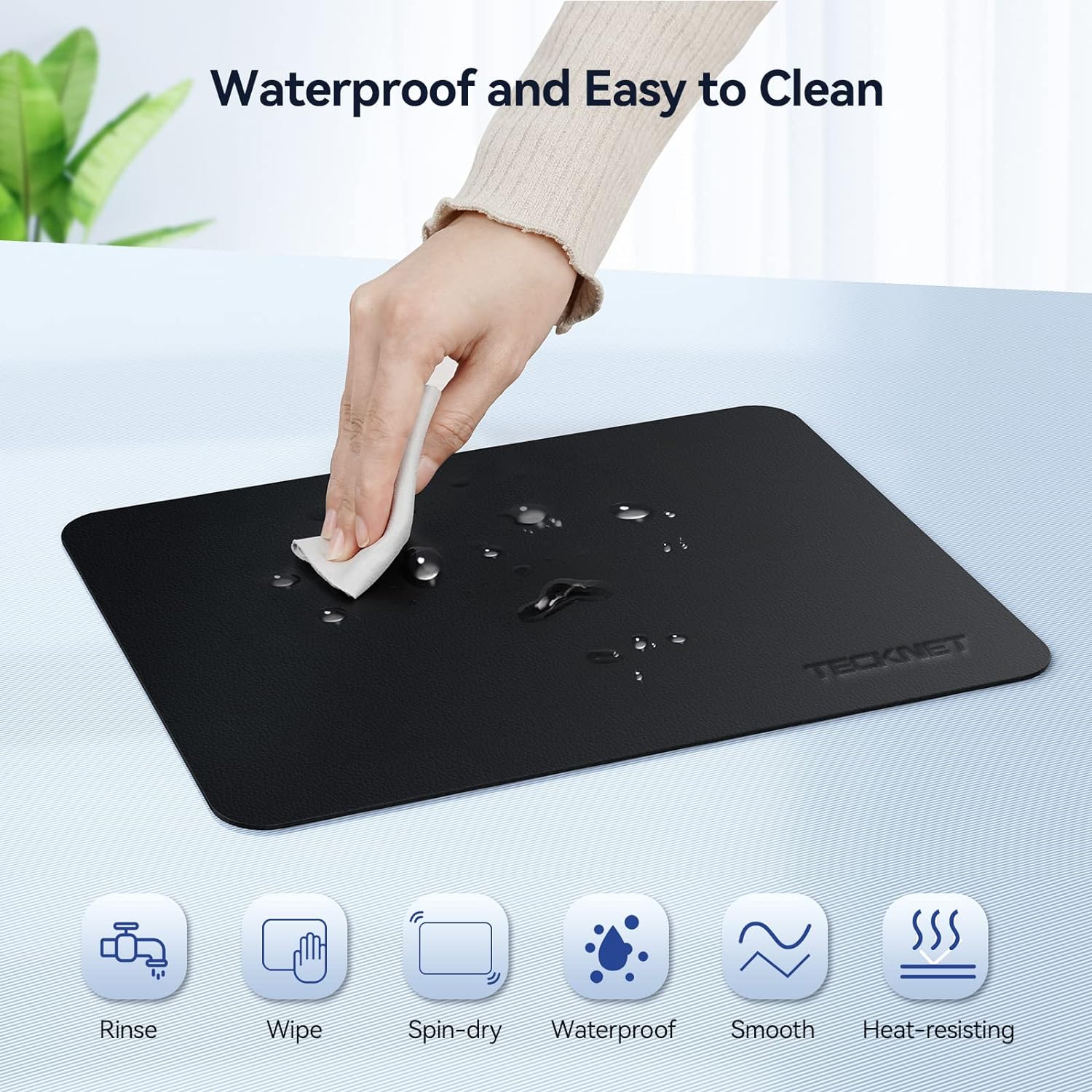 podkładka pod mysz TECKNET SKÓRZANA 27 X 21 CM Producent bez marki