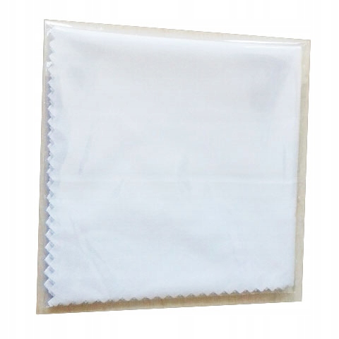 

Ściereczka z mikrofibry do okularów –biała 17x17cm