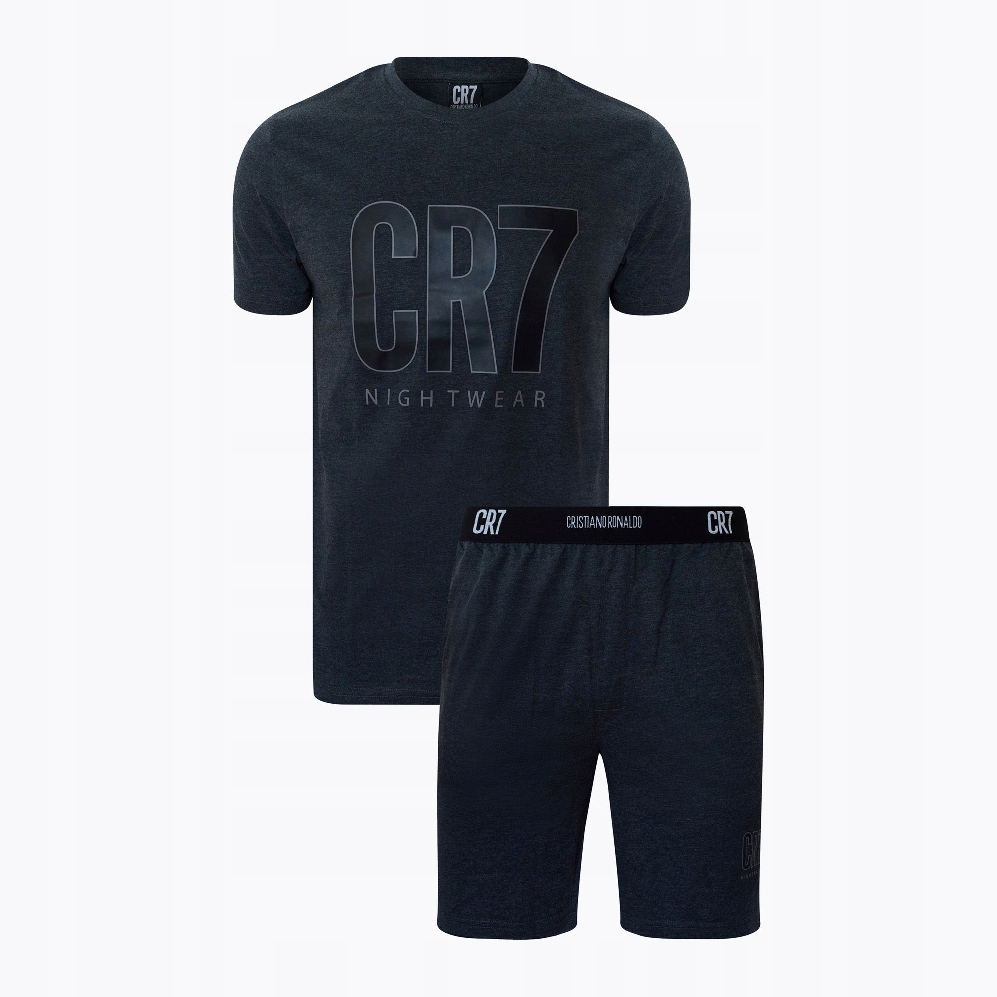 Pánské Pyžamo CR7 Bavlněné S Krátkým Rukávem Cristiano Ronaldo L