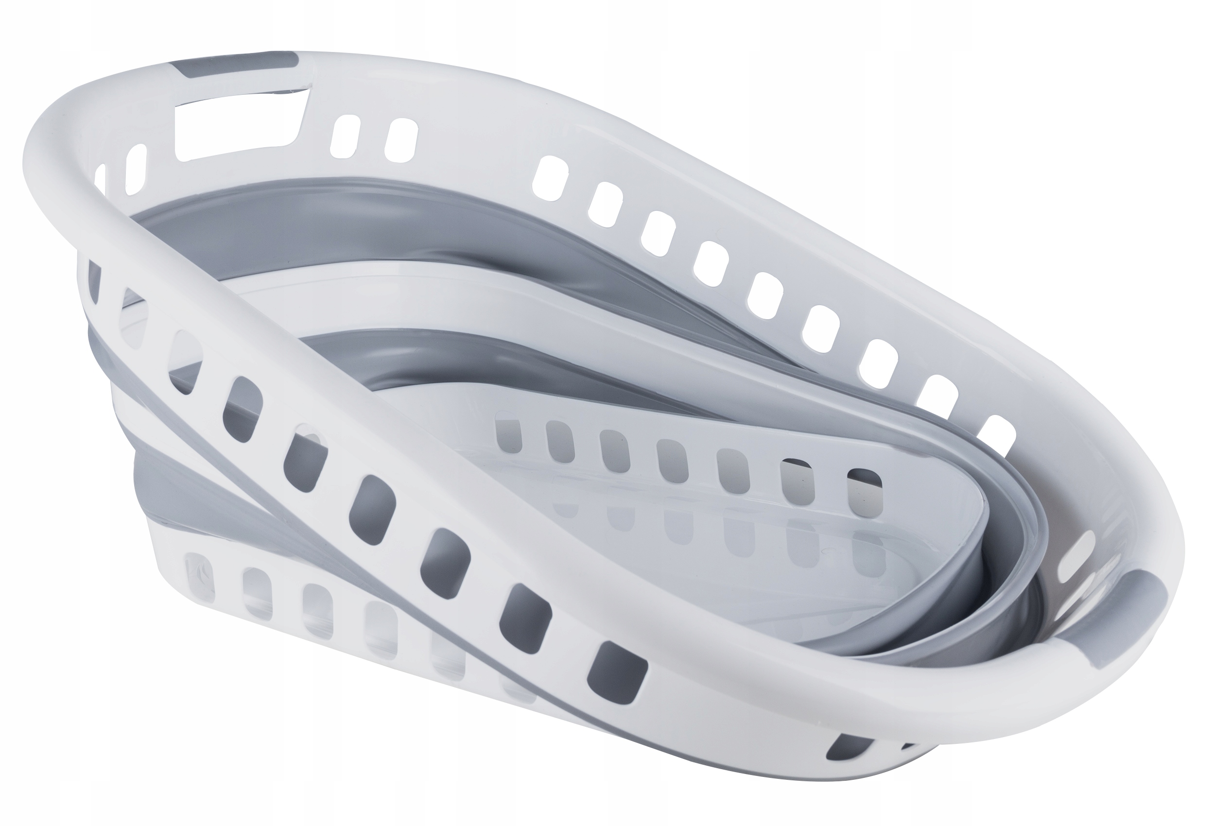 DUŻY KOSZ NA PRANIE MISKA SKŁADANA SILIKONOWA Waga 1.26 kg