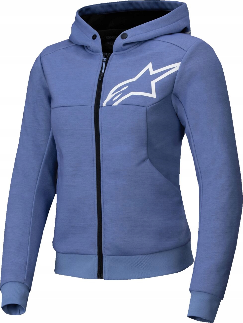 Dámska Motocyklová Mikina S Chráničmi Alpinestars Chrome V2 Blu/vio XL